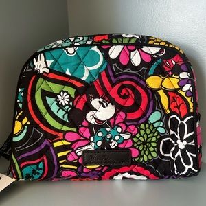 COPY - NWT Vera Bradley RETIRED Mickey Magical Blooms Medium Zip Cosmetic Disne…